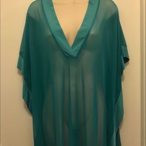 V-Neck Sheer Swimsuit‎ Cover
Size L